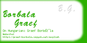 borbala graef business card